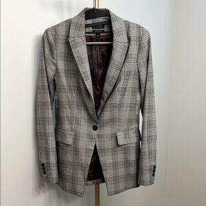 RW&CO. Checkered Blazer